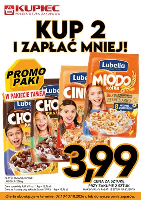 Kupiec - gazetka promocyjna Promopaki od środy 07.10 do wtorku 13.10 - strona 6