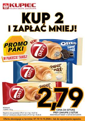 Kupiec - gazetka promocyjna Promopaki od środy 07.10 do wtorku 13.10