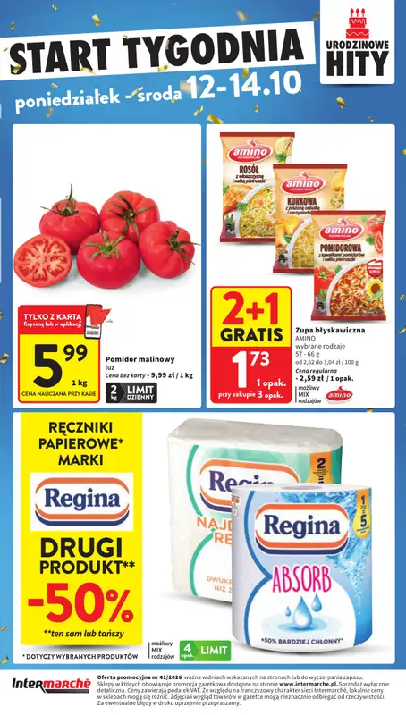 Intermarche - gazetka promocyjna Intertani start tygodnia od poniedziałku 12.10 do środy 14.10 - strona 3