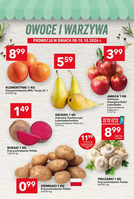 LEWIATAN - gazetka promocyjna Mamy TO w Lewiatanie - Bielsko-Biała od czwartku 08.10 do środy 14.10 - strona 10
