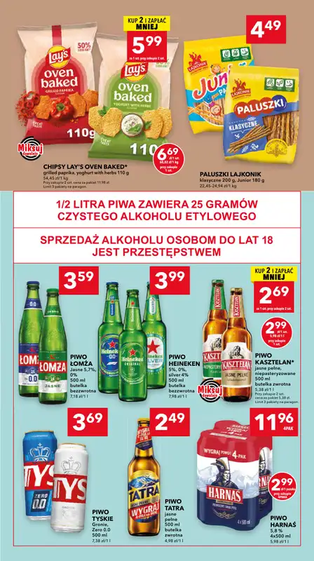 LEWIATAN - gazetka promocyjna Mamy TO w Lewiatanie – Górny Śląsk, Łódź od czwartku 08.10 do środy 14.10 - strona 7