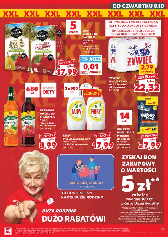 Kaufland - gazetka promocyjna Gazetka Tygodnia od czwartku 08.10 do środy 14.10 - strona 25