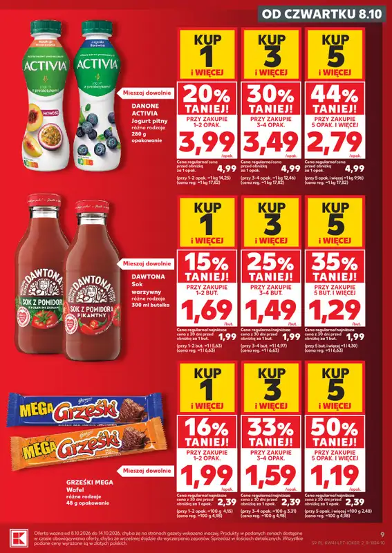 Kaufland - gazetka promocyjna Gazetka Tygodnia od czwartku 08.10 do środy 14.10 - strona 9