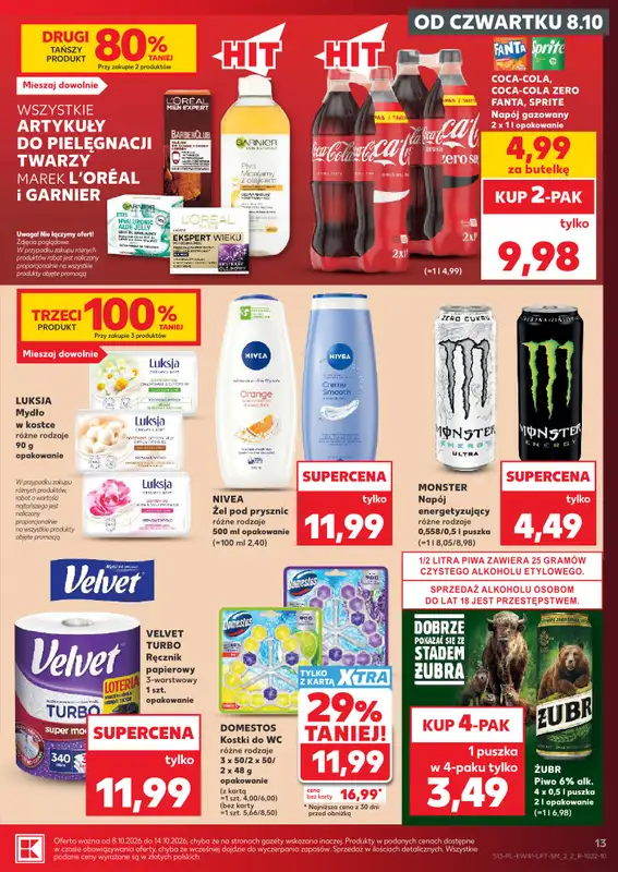 Kaufland - gazetka promocyjna Gazetka Tygodnia od czwartku 08.10 do środy 14.10 - strona 13