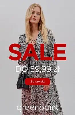 Greenpoint - gazetka promocyjna SALE do 59,99 zł od środy 07.10 