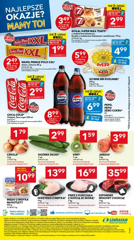 LEWIATAN - gazetka promocyjna Mamy TO w Lewiatanie – Kujawy od czwartku 08.10 do środy 14.10 - strona 8