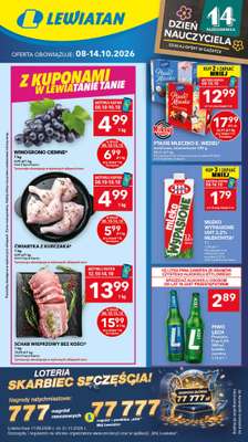 LEWIATAN - gazetka promocyjna Mamy TO w Lewiatanie – Kujawy od czwartku 08.10 do środy 14.10