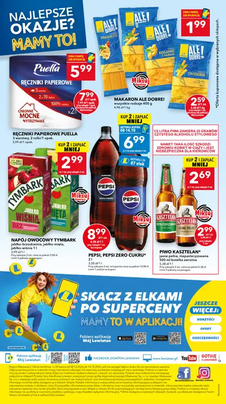 LEWIATAN - gazetka promocyjna Mamy TO w Lewiatanie – woj. mazowieckie od czwartku 08.10 do środy 14.10 - strona 8