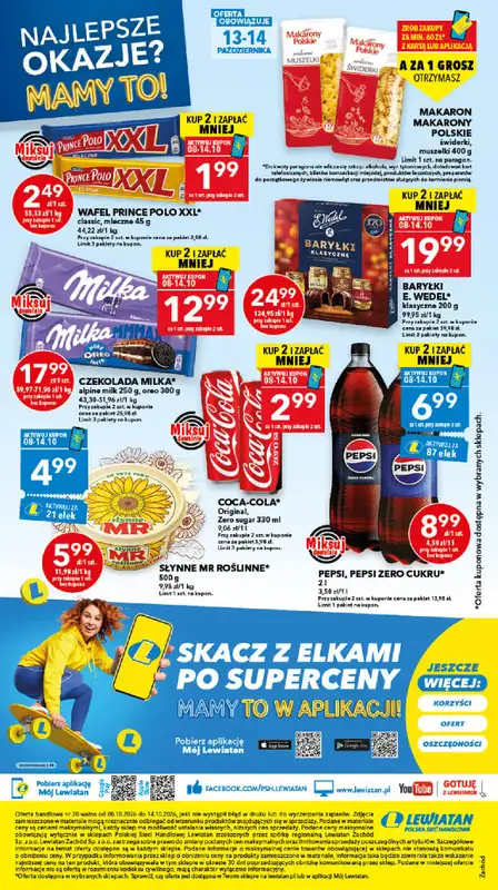 LEWIATAN - gazetka promocyjna Mamy TO w Lewiatanie – Zachód od czwartku 08.10 do środy 14.10 - strona 8
