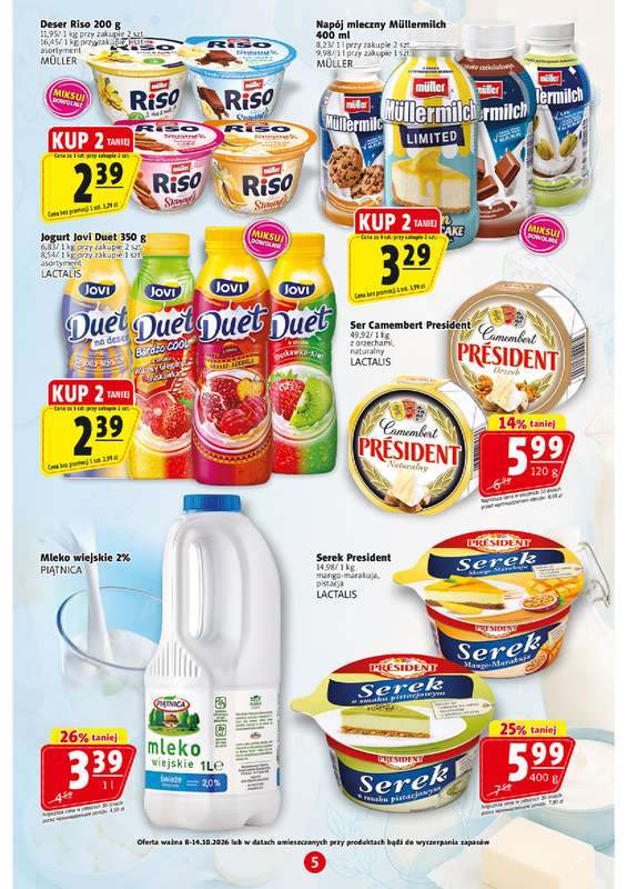 Prim Market - gazetka promocyjna Gazetka od czwartku 08.10 do środy 14.10 - strona 5