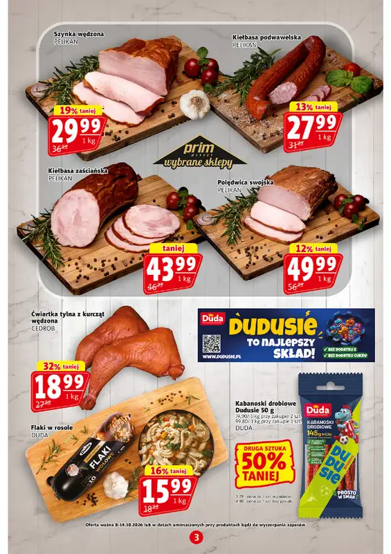Prim Market - gazetka promocyjna Gazetka od czwartku 08.10 do środy 14.10 - strona 3