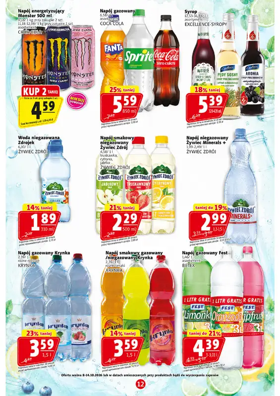 Prim Market - gazetka promocyjna Gazetka od czwartku 08.10 do środy 14.10 - strona 12