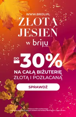 Briju - gazetka promocyjna Złota jesień od środy 07.10 do środy 21.10