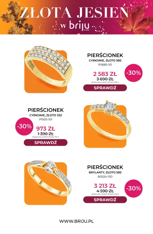 Briju - gazetka promocyjna Złota jesień od środy 07.10 do środy 21.10 - strona 6