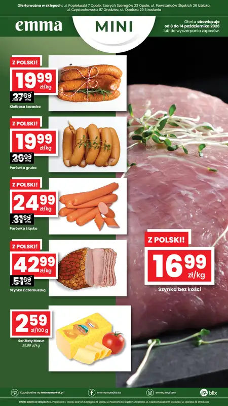 emma MARKET - gazetka promocyjna Oferta spożywcza Emma Mini   - strona 2