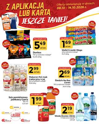Społem Częstochowa - gazetka promocyjna Plakaty promocyjne od czwartku 08.10 do środy 14.10