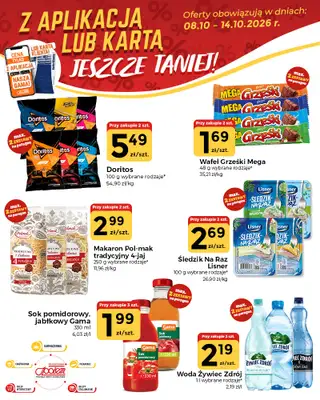 Społem Częstochowa - gazetka promocyjna Plakaty promocyjne od czwartku 08.10 do środy 14.10