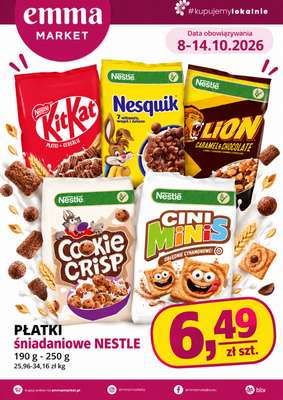 emma MARKET - gazetka promocyjna Plakaty promocyjne od czwartku 08.10 do środy 14.10