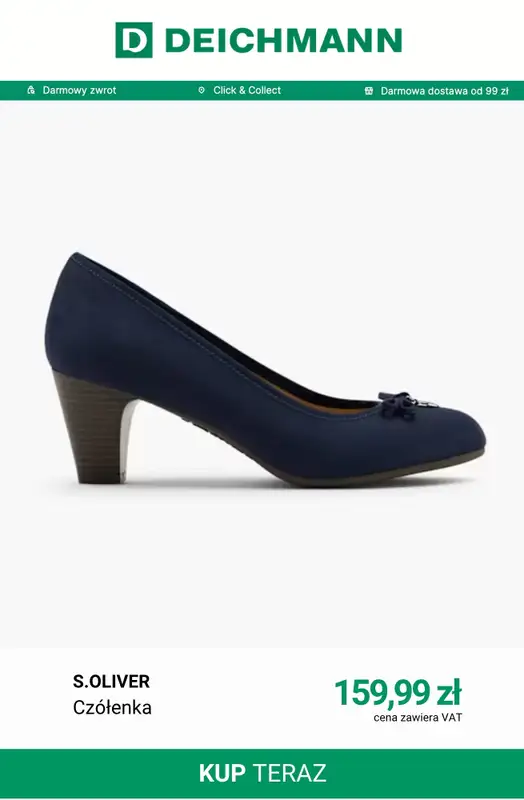 Deichmann - gazetka promocyjna Klasyczne czółenka od środy 07.10  - strona 7