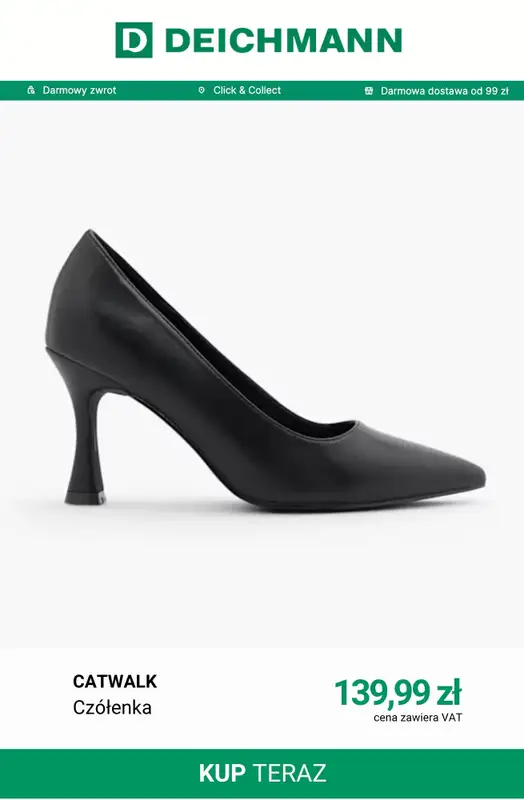 Deichmann - gazetka promocyjna Klasyczne czółenka od środy 07.10  - strona 5