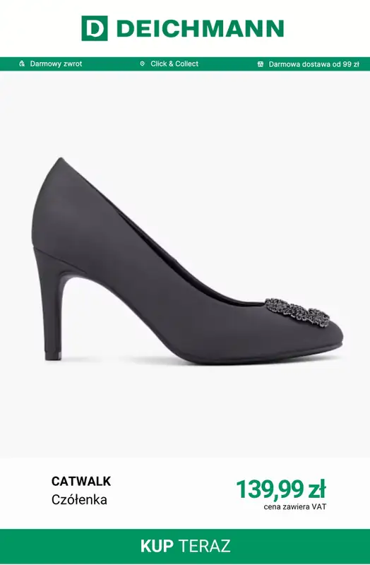 Deichmann - gazetka promocyjna Klasyczne czółenka od środy 07.10  - strona 2