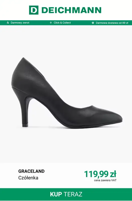Deichmann - gazetka promocyjna Klasyczne czółenka od środy 07.10  - strona 4
