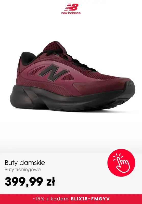 New Balance - gazetka promocyjna -15% na wybrane produkty od środy 07.10  - strona 6