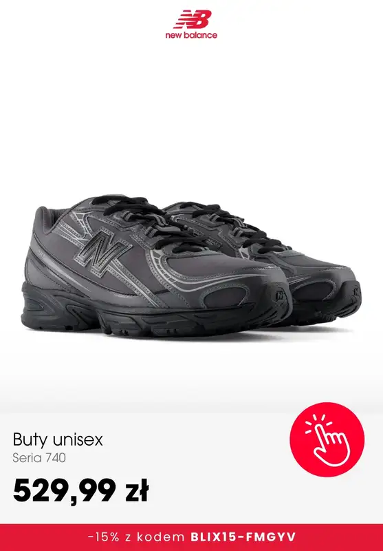 New Balance - gazetka promocyjna -15% na wybrane produkty od środy 07.10  - strona 10