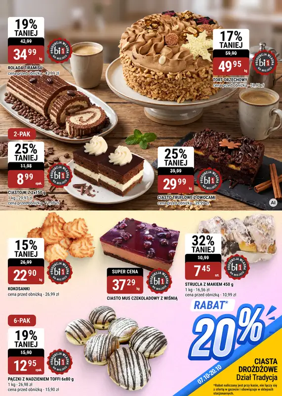 bi1 - gazetka promocyjna Gazetka Szczecin I Nasza produkcja, Twój ulubiony smak od środy 07.10 do wtorku 20.10 - strona 11