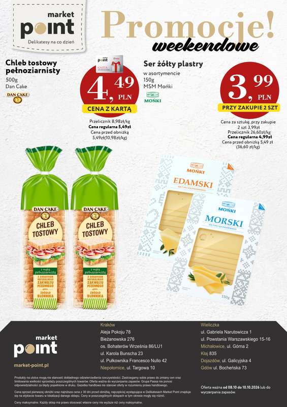 Market Point - gazetka promocyjna Ulotka weekendowa od czwartku 08.10 do soboty 10.10 - strona 12