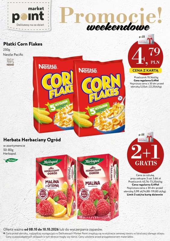 Market Point - gazetka promocyjna Ulotka weekendowa od czwartku 08.10 do soboty 10.10 - strona 8