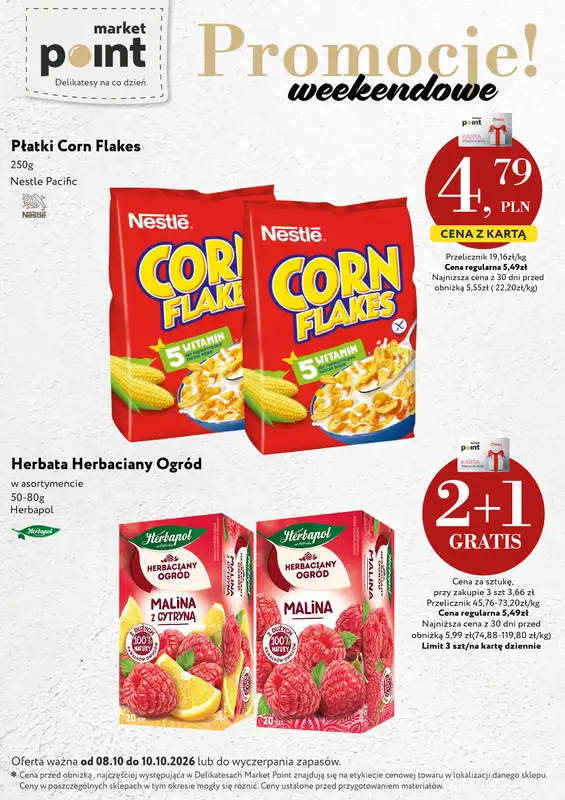 Market Point - gazetka promocyjna Ulotka weekendowa od czwartku 08.10 do soboty 10.10 - strona 8
