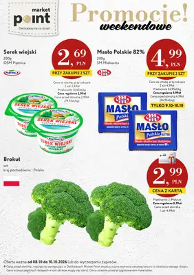Market Point - gazetka promocyjna Ulotka weekendowa od czwartku 08.10 do soboty 10.10