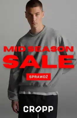 Cropp - gazetka promocyjna Mid Season Sale dla niego od czwartku 08.10 