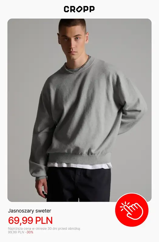 Cropp - gazetka promocyjna Mid Season Sale dla niego od czwartku 08.10  - strona 2