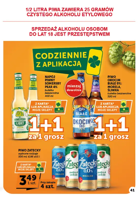 Groszek - gazetka promocyjna Gazetka Supermarket od czwartku 08.10 do środy 14.10 - strona 41