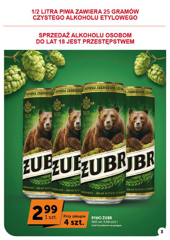 Euro Sklep - gazetka promocyjna Gazetka Supermarket od czwartku 08.10 do środy 14.10 - strona 3