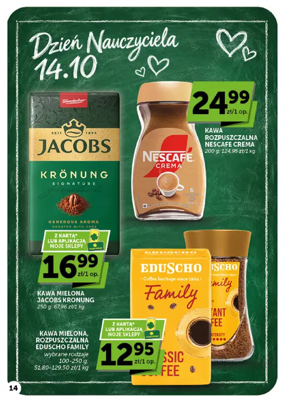 Euro Sklep - gazetka promocyjna Gazetka Supermarket od czwartku 08.10 do środy 14.10 - strona 14