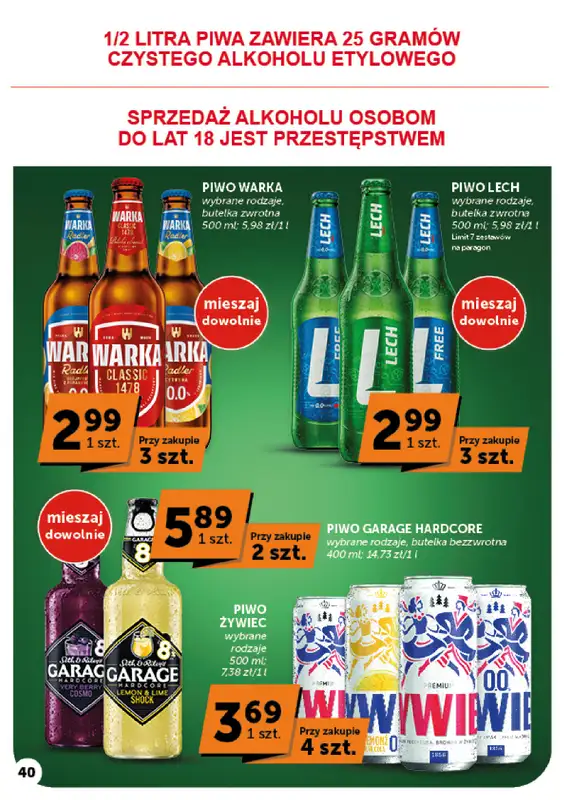 ABC - gazetka promocyjna Gazetka Supermarket od czwartku 08.10 do środy 14.10 - strona 40