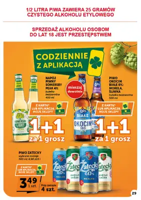 Groszek - gazetka promocyjna Gazetka Market od czwartku 08.10 do środy 14.10 - strona 29