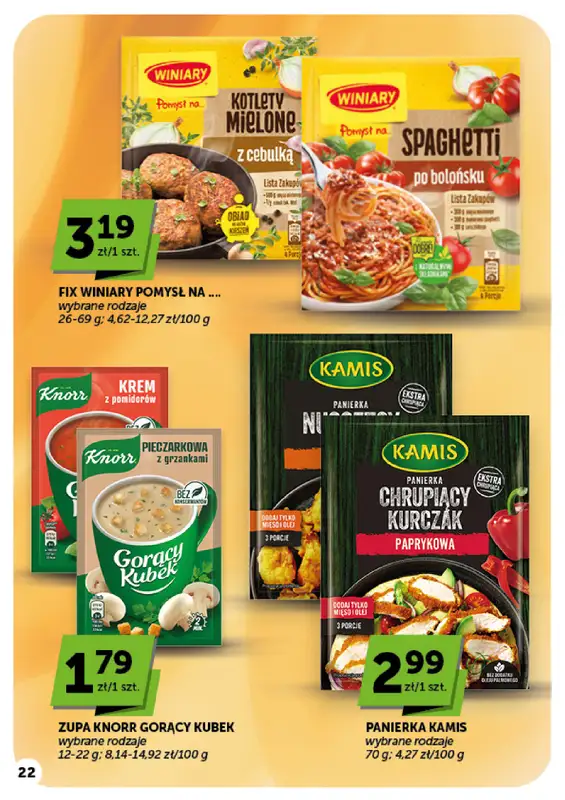 Groszek - gazetka promocyjna Gazetka Market od czwartku 08.10 do środy 14.10 - strona 22