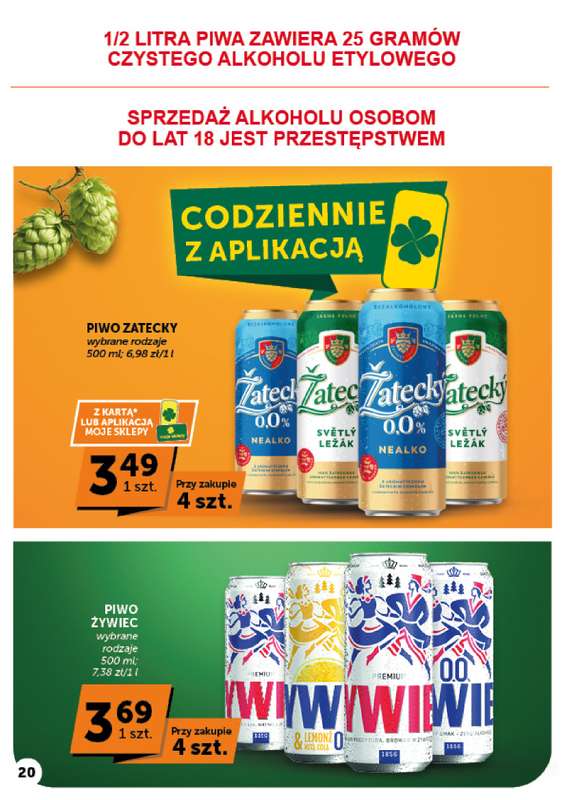 Groszek - gazetka promocyjna Gazetka Minimarket od czwartku 08.10 do środy 14.10 - strona 20