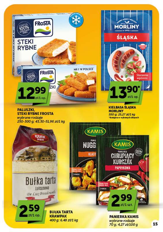 Groszek - gazetka promocyjna Gazetka Minimarket od czwartku 08.10 do środy 14.10 - strona 15