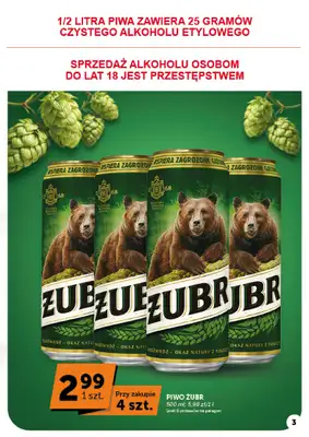 Groszek - gazetka promocyjna Gazetka Minimarket od czwartku 08.10 do środy 14.10 - strona 3