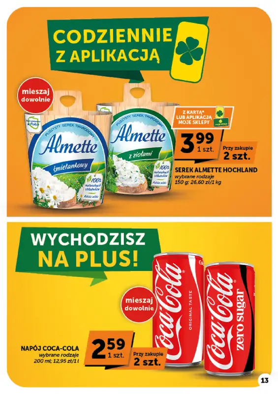 Groszek - gazetka promocyjna Gazetka Minimarket od czwartku 08.10 do środy 14.10 - strona 13
