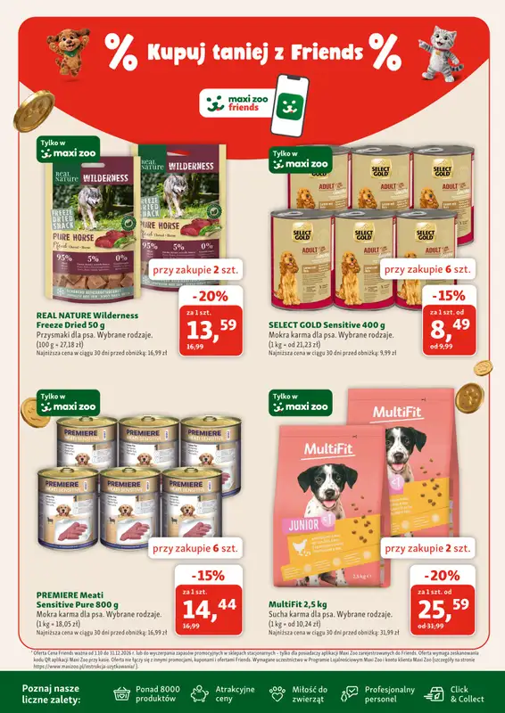 MAXI ZOO - gazetka promocyjna Gazetka od czwartku 08.10 do środy 04.11 - strona 14