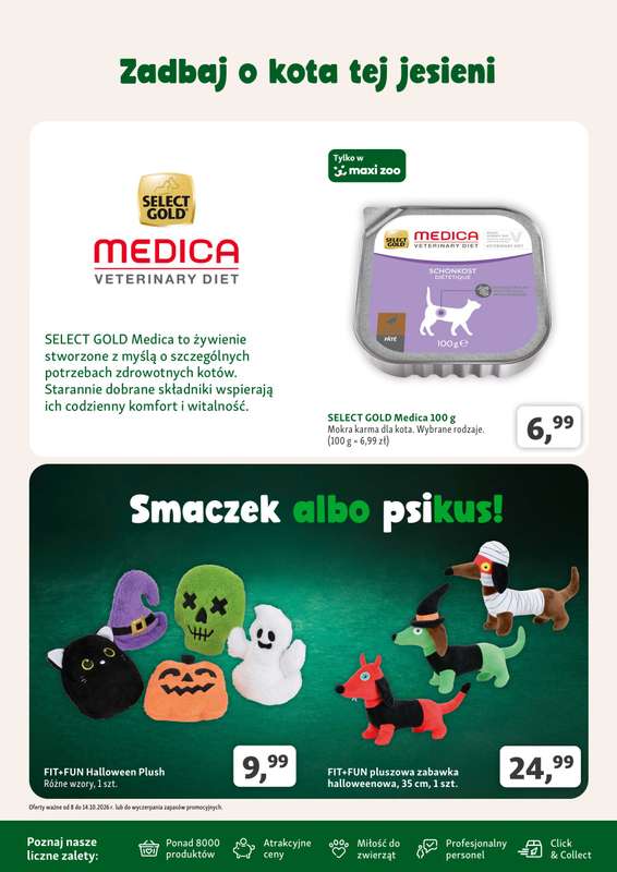 MAXI ZOO - gazetka promocyjna Gazetka od czwartku 08.10 do środy 04.11 - strona 10