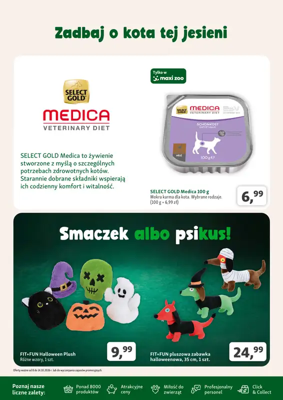 MAXI ZOO - gazetka promocyjna Gazetka od czwartku 08.10 do środy 04.11 - strona 10