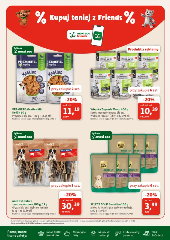MAXI ZOO - gazetka promocyjna Gazetka od czwartku 08.10 do środy 04.11 - strona 4