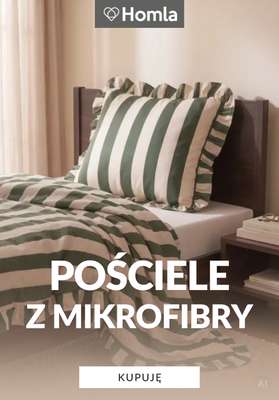 Homla - gazetka promocyjna Pościele z mikrofibry od środy 07.10 